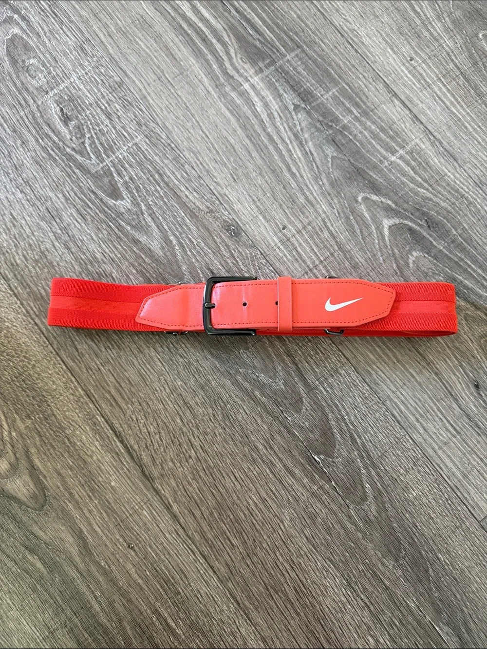 Nike Orange Athletic Stretch Belt